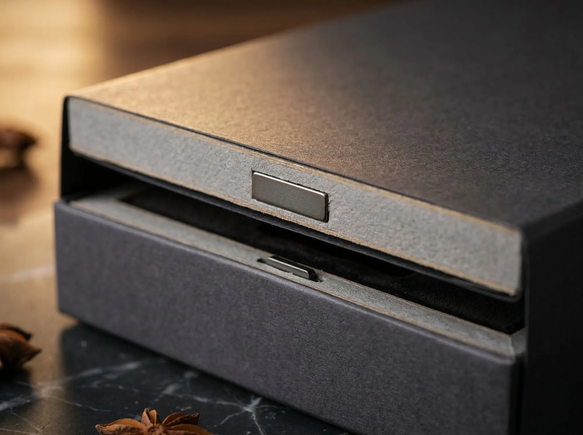 Magnetic closure detail